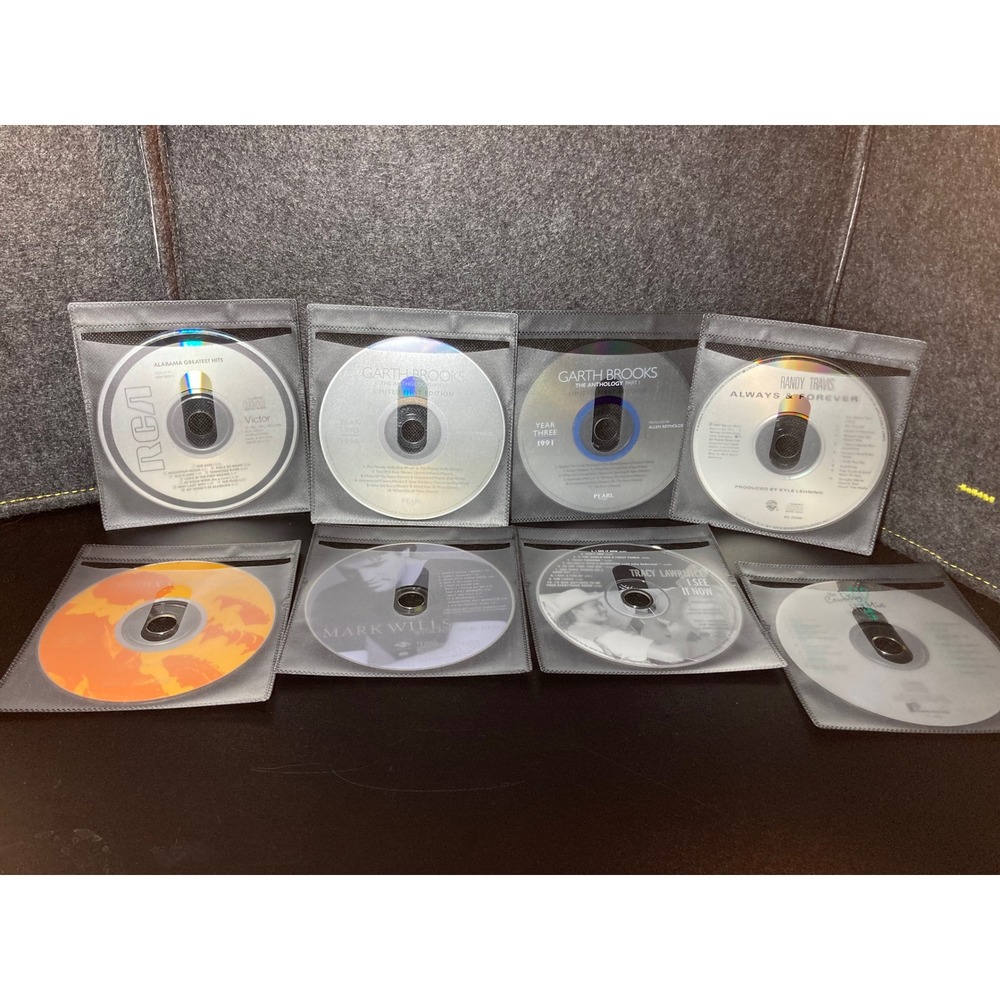 8 Country Music CD Lot Garth Brooks Alabama Randy Travis Trisha Yearwood 90s Hit